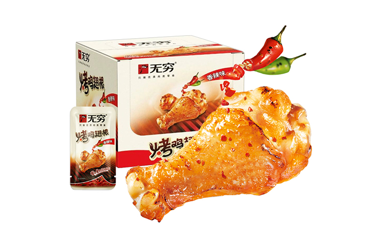 WUQIONG ROASTED CHICKEN SHANK (SPICY) 400G